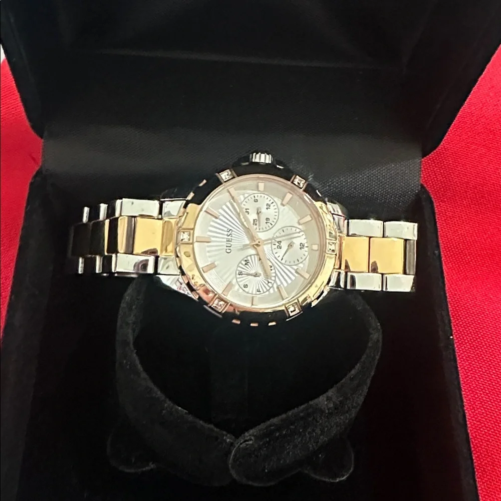 Guess Two-Tone Gold and Silver Watch - Picture 3 of 9